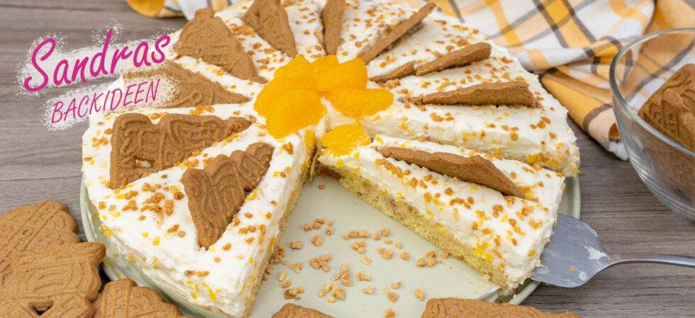 Mandarinen Spekulatius Torte - Sandras Backideen