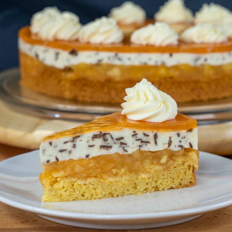 Apfelkuchen mit Stracciatella Creme - Sandras Backideen