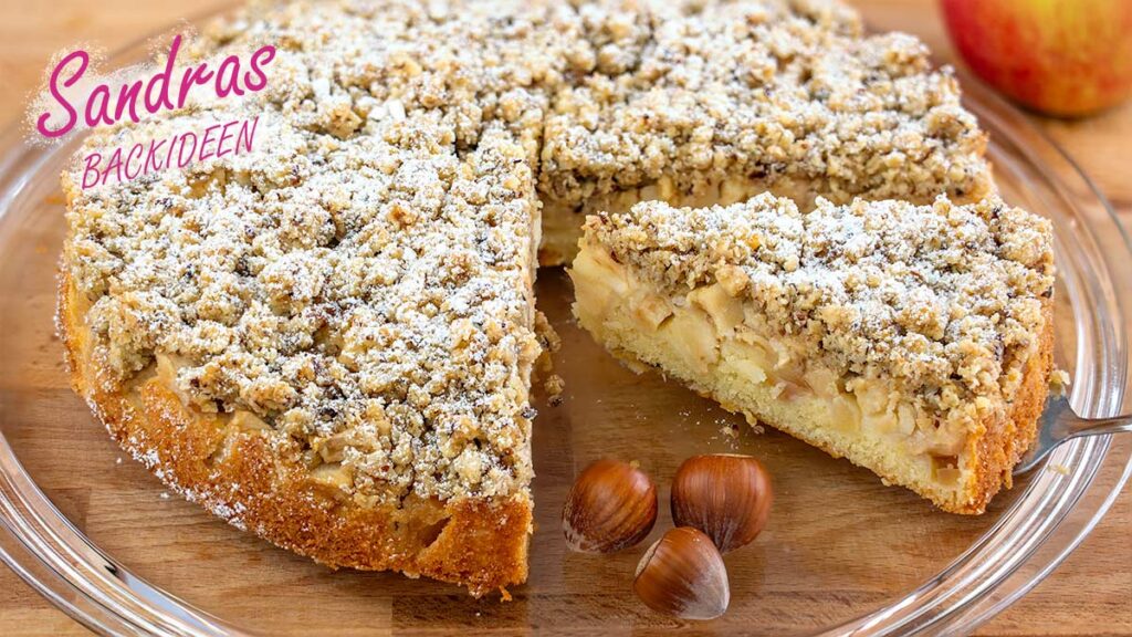 Apfelkuchen mit Streusel - Sandras Backideen