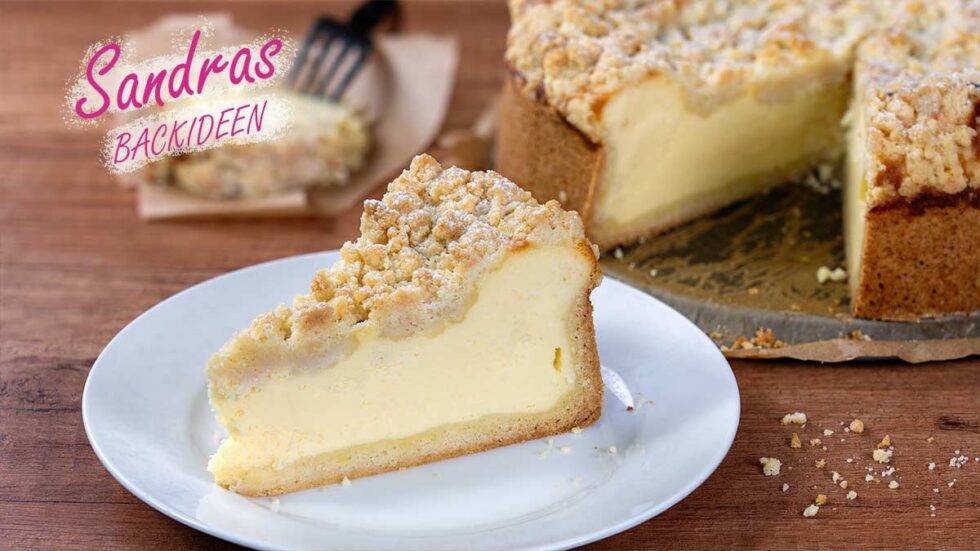 Käsekuchen mit Streusel - Sandras Backideen