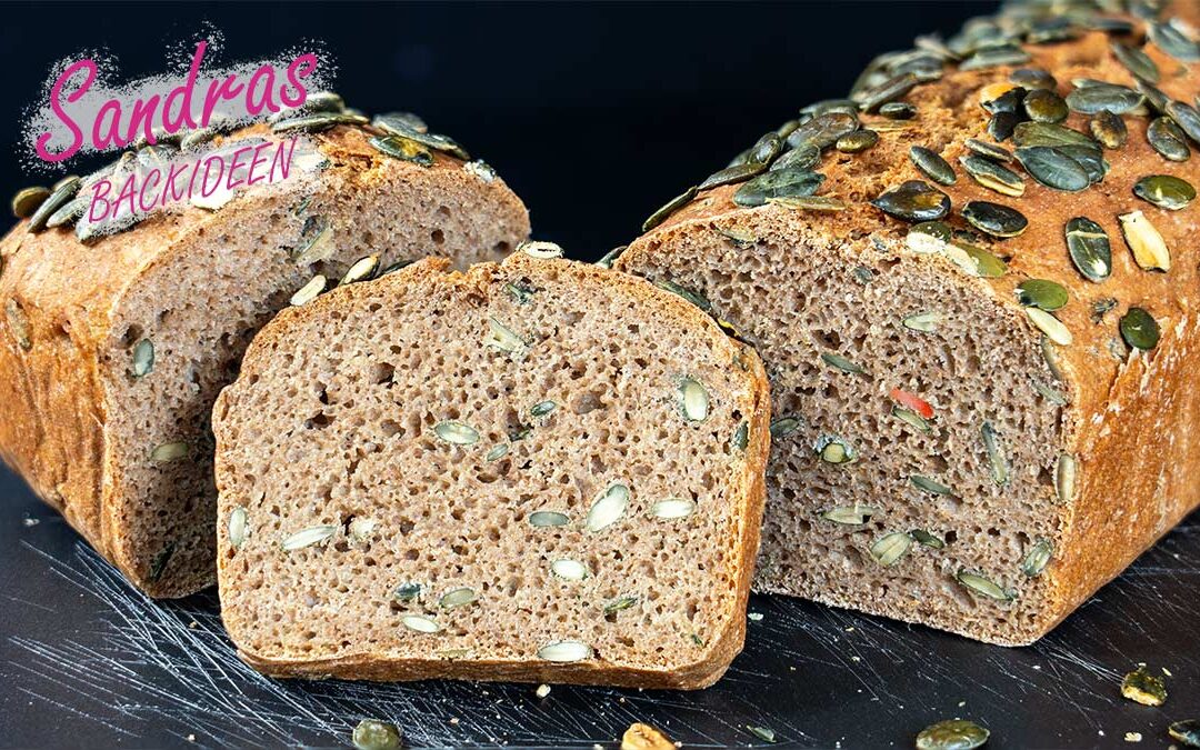 Roggenbrot mit Kürbiskernen