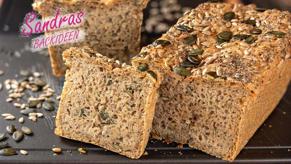 Dinkelbrot mit Chia - Sandras Backideen